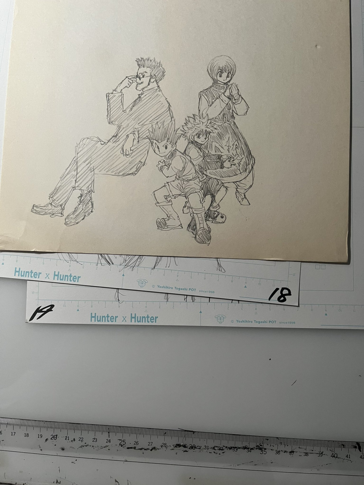 HUNTER × HUNTER 原稿 画像・写真 | 『ハンター×ハンター』大量の原稿公開で衝撃「書き込みが