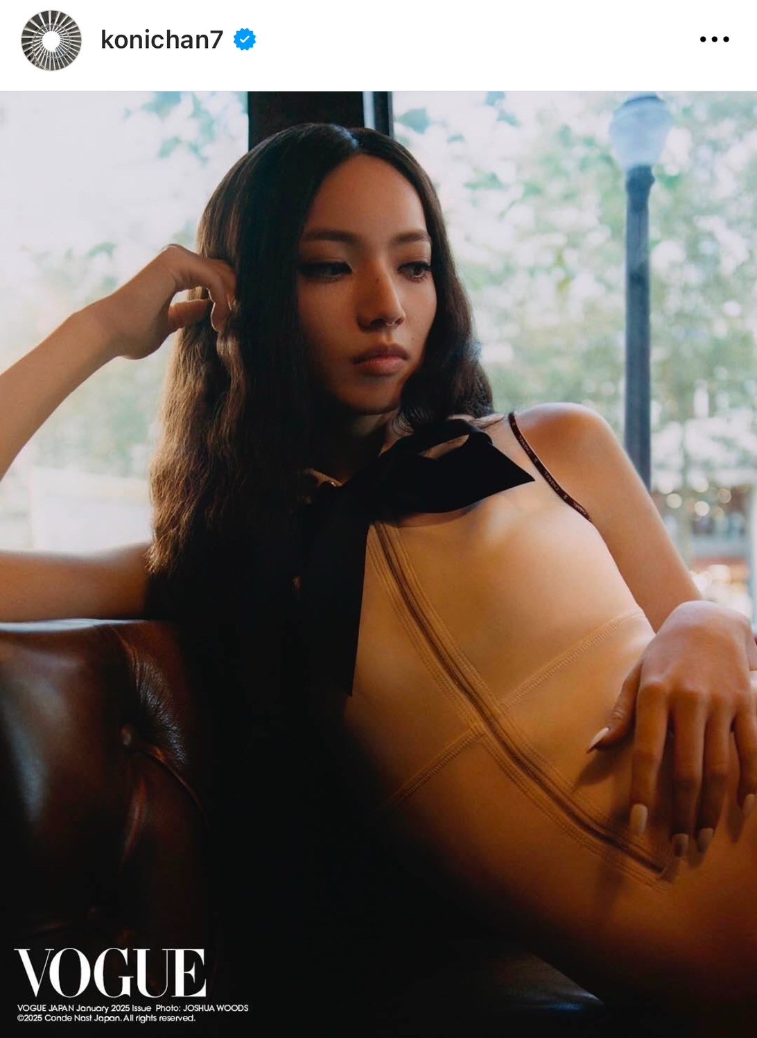 小松菜奈　投稿画像 画像・写真 | 小松菜奈、前髪ナシ×スーパーロングヘアの“別人級”ビジュアルが話題「新境地」「良すぎる…」 1枚目 | ORICON NEWS