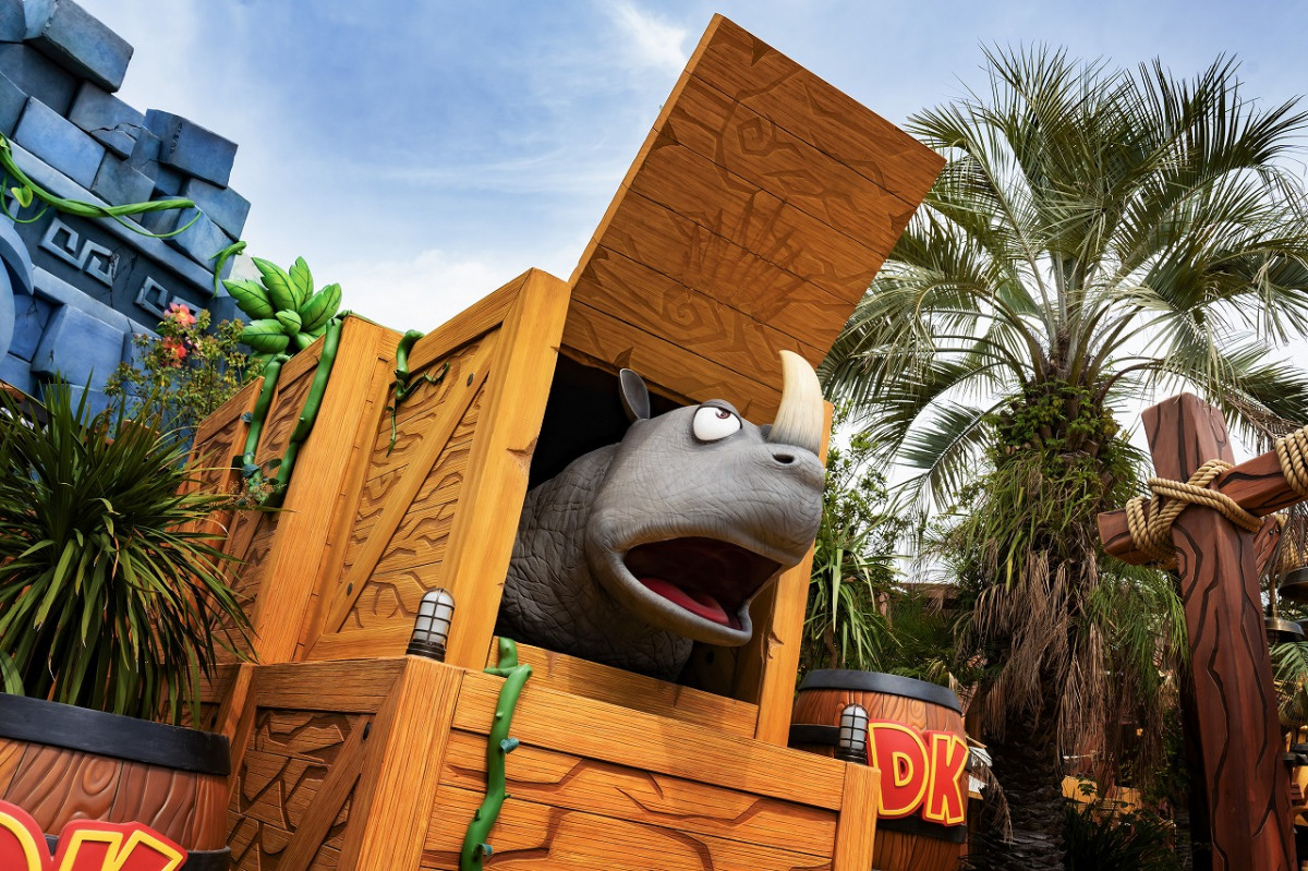 画像・写真 | USJ『ドンキーコング』エリア全体明らかに ライド乗車中