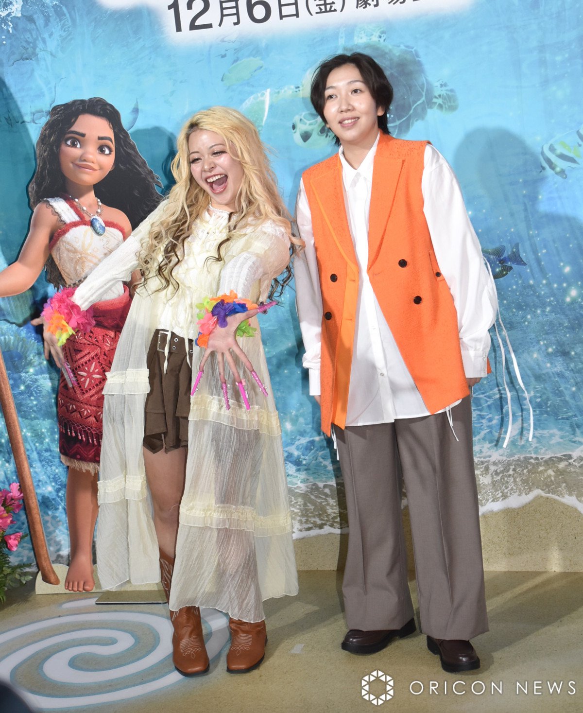 画像・写真 | しなこ、寒空の下でお腹ちら見せ衣装で登場「モアナになりきってきました！」 35枚目 | オリコンニュース（ORICON NEWS）