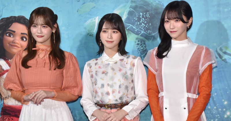 LOVE佐々木舞香＆野口衣織＆高松瞳、華やかオレンジ＆白のリンク
