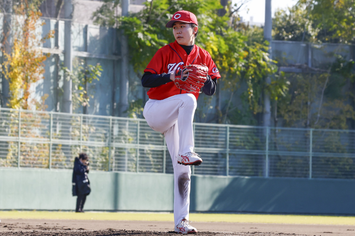 20歳・鈴木福、成長示す左腕ピッチング&バッティング 3年ぶり野球