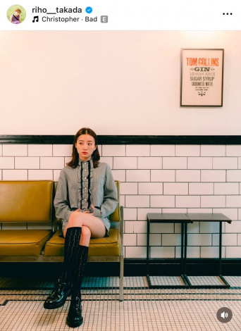 ���Q�̔��r�ŁwPRADA�x�𒅂��Ȃ����c����i�ʐ^�̓C���X�^�O���� @riho__takada ���j 