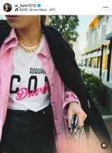 �N�₩�ȃs���N�V���c�𒅂��Ȃ����������i�ʐ^�̓C���X�^�O���� ��ai_kato1212 ���j 