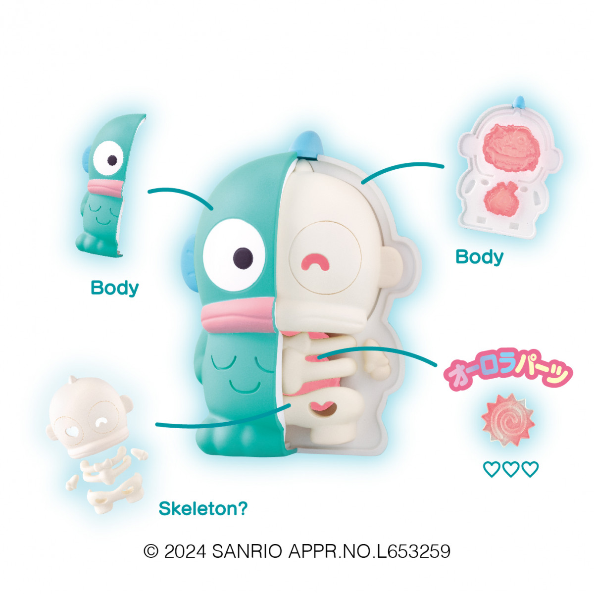 ポチャッコやハンギョドンたちが“中身まるみえ”、キャラクターの