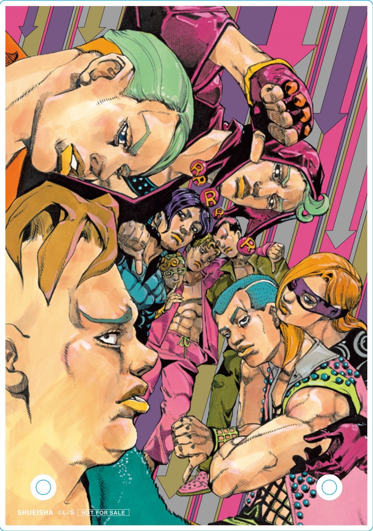 JOJO magazine 2024 WINTER アクリルパネル 暗殺チーム