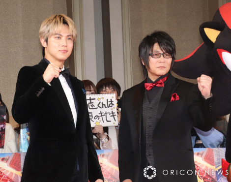 映画『ソニック×シャドウ TOKYO MISSION』超音速ジャパンプレミア in 渋谷 レッドカーペットに登場した（左から）中川大志、森川智之 （C）ORICON NewS inc. 
