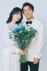 結婚を正式発表した（左から）檜山沙耶と、プロテニスプレイヤー西岡良仁 