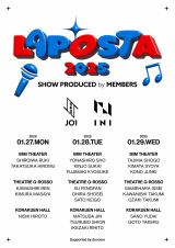LAPOSTA』JO1・INI、ソロ公演詳細発表 公演タイトル&ポスター LAPOSTA』JO1・INI、ソロ公演詳細発表 公演タイトル&ポスター