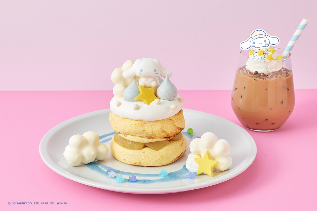 マイメロディ誕生日、シナモロールが祝福 ふわふわスフレ「奇跡