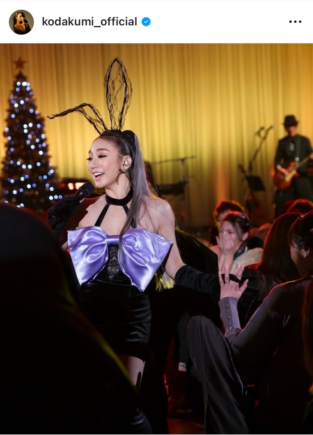 画像・写真 | 42歳・倖田來未、“絶対領域”あらわなバニー姿「どの