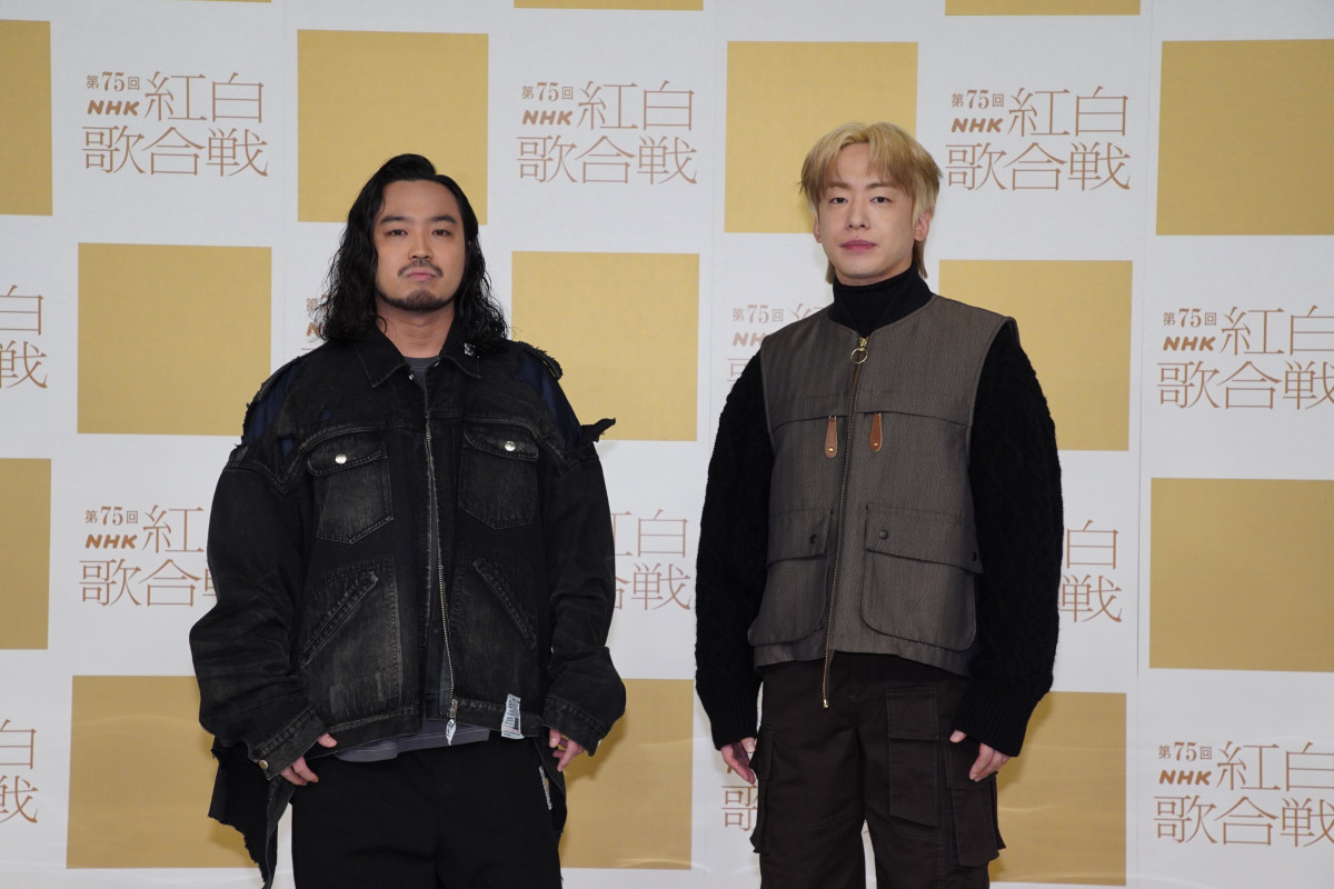 紅白リハ】Creepy Nuts、「Bling-Bang-Bang-Born」は“新しい名刺” 2024