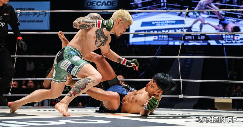RIZIN】芦澤竜誠、福田龍彌に“左ストレート”一撃で瞬殺KO負け