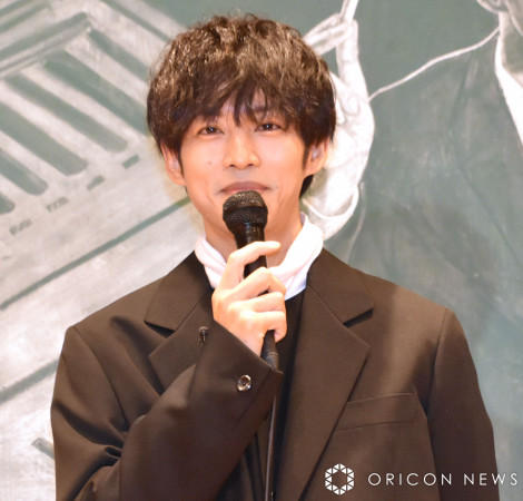 日曜劇場『御上先生』サプライズ学校訪問イベントに登場した松坂桃李 (C)ORICON NewS inc.
