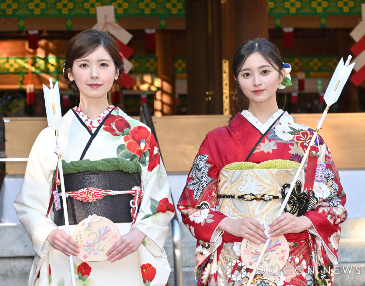 乃木坂46筒井あやめ＆井上和、今年の新成人は「にょろにょろ世代です