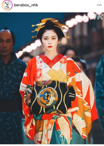 小芝風花 横浜流星 共演映画登場Ver 中河与一 中河與一 天の夕顔 昭和23年 NHK大河「べらぼう」視聴者騒然 蔦重（横浜流星）と瀬川（小芝