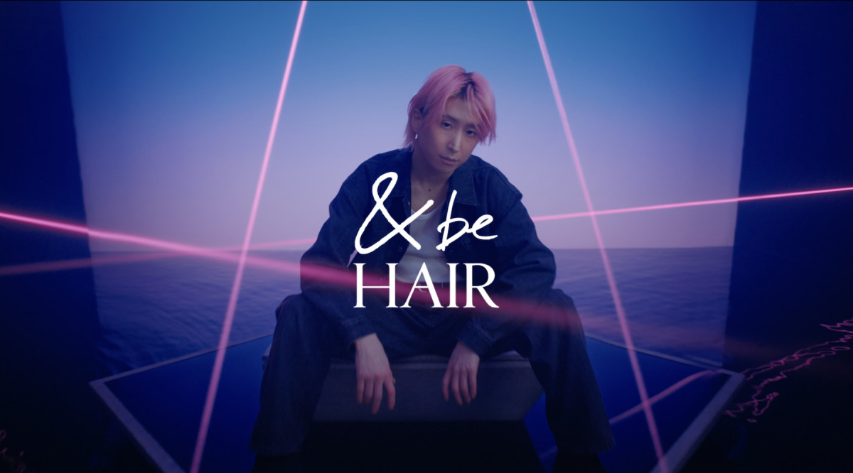 新CM『&be HAIR be your Color』に登場するSnow Man・佐久間大介 