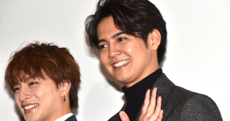 GENERATIONS白濱亜嵐＆片寄涼太、鈴木伸之と舞台あいさつに