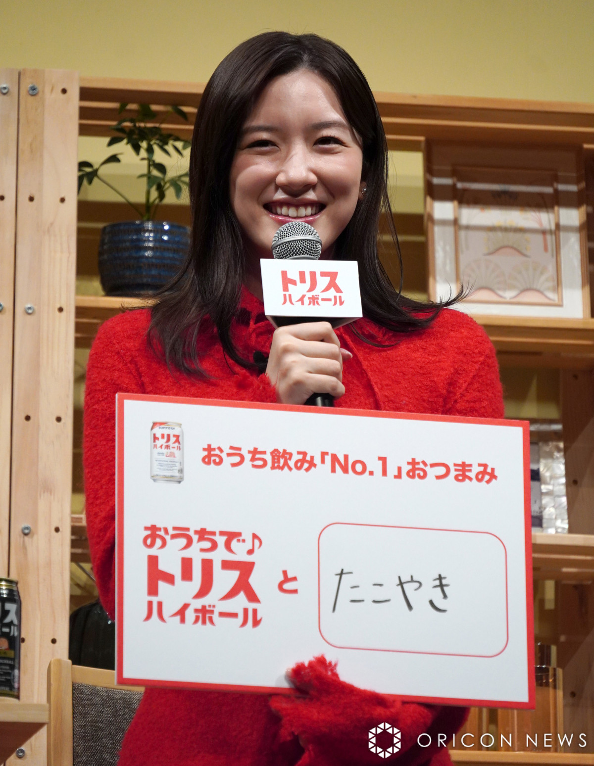 永野芽郁、ハイボールと合うのは「たこやき」 タコさん