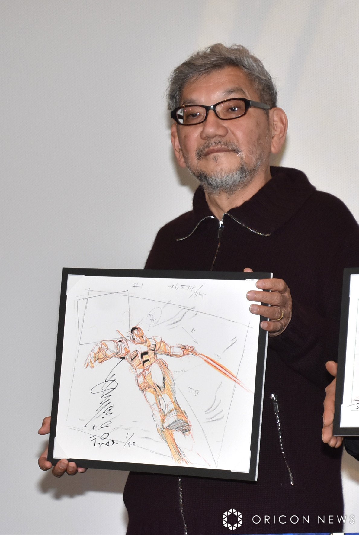 機動戦士ガンダム GQuuuuuuX 庵野秀明 直筆サイン イラスト入り