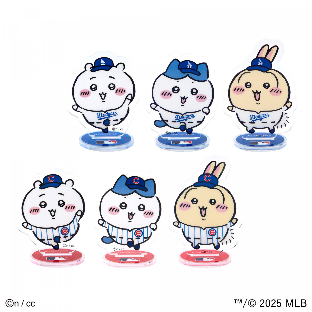 ちいかわ×MLB TOKYO SERIES フェイスタオル（ドジャース
