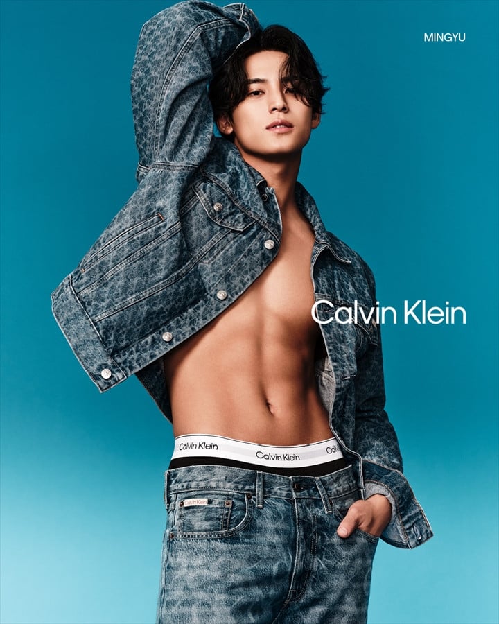 【Seventeen エスクプス・ミンギュ着用】スター デニム 画像・写真 | SEVENTEEN・ミンギュ、デニム着こなし美腹筋披露