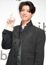 time less 松島聡　着用　ネイビー　ツイードジャケット　韓国メンズ　貴重 timelesz・松島聡、韓国発スキンケアブランドアンバサダー就任