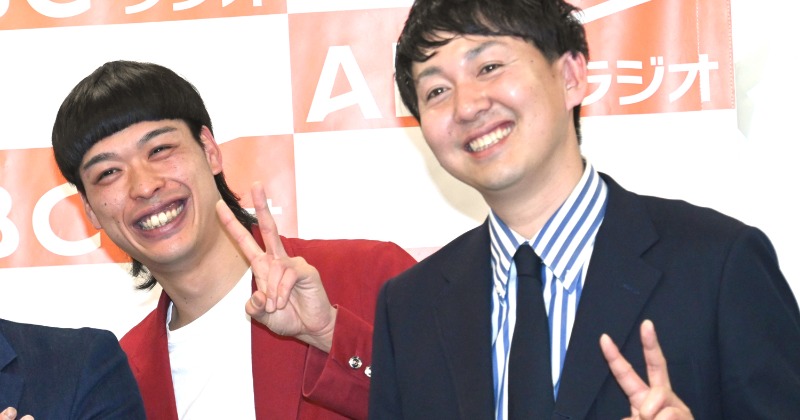 4月から東京進出のバッテリィズ、初レギュラーラジオ決定 会見でエースが特技披露「ベロで曲を弾ける」