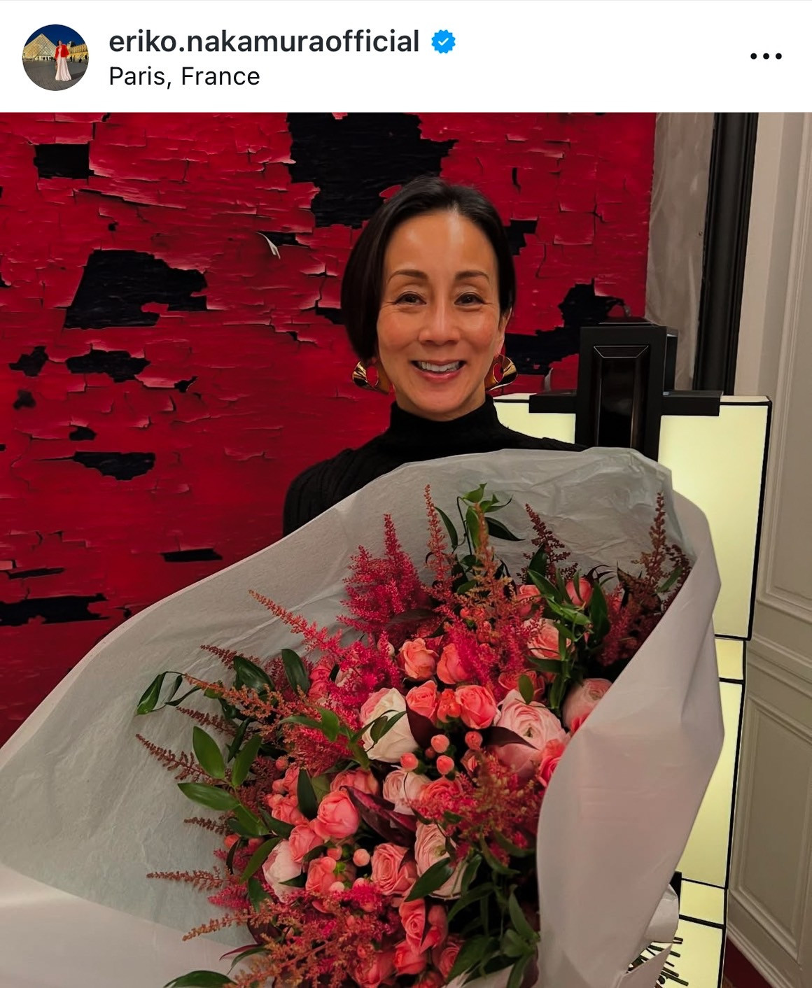 中村江里子、同じ誕生日の夫と“顔出し”2ショット「夫54歳、私56歳