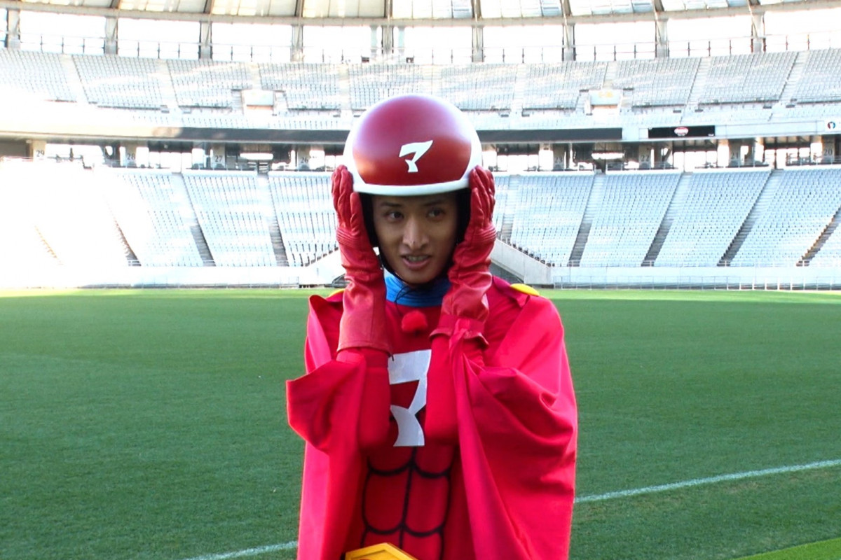 15日放送『芸能人が本気で考えた！ドッキリGP 風磨とタイムレスがパイまみれっすSP』に出演する向井康二（Snow Man）（C）フジテレビ 