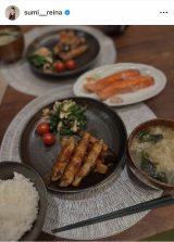 �h����ށu�Y���T�^����A���Ă��āA�q���̂����b���āA�邲�т�����āA�ƂĂ��撣�������̖邲�сv�i�ʐ^�̓C���X�^�O���� ��sumi__reina ���j 