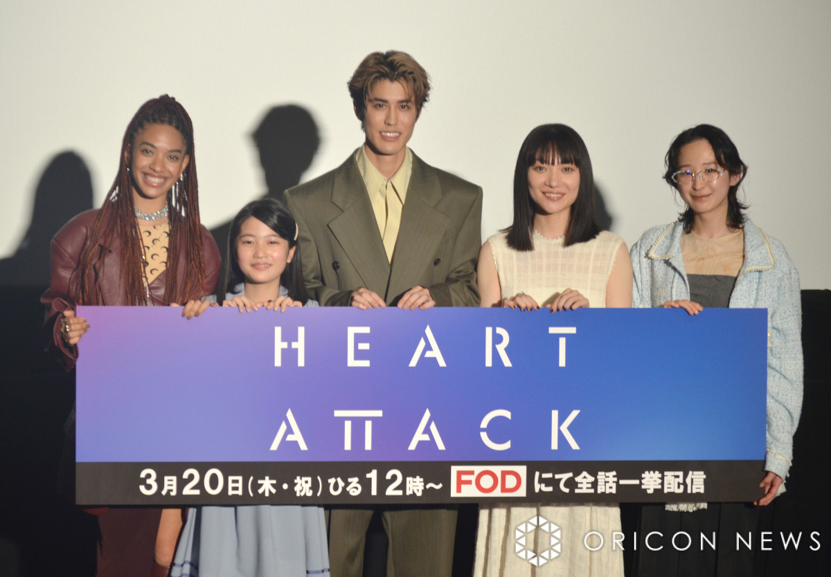 wHEART ATTACKx\CxgɏoȂ()SAKURAAv߈ AYAOYqA߂ (C)ORICON NewS inc. 