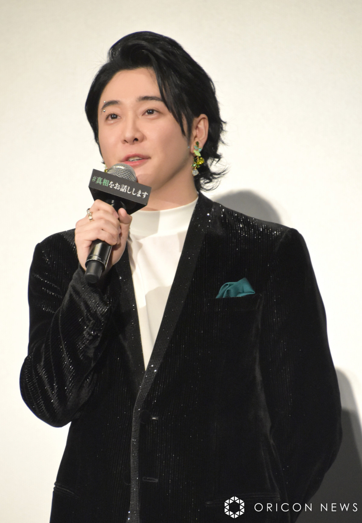 『＃真相をお話しします』イベント完成披露舞台あいさつに出席したMrs.GREEN APPLE・大森元貴 （C）ORICON NewS inc. 