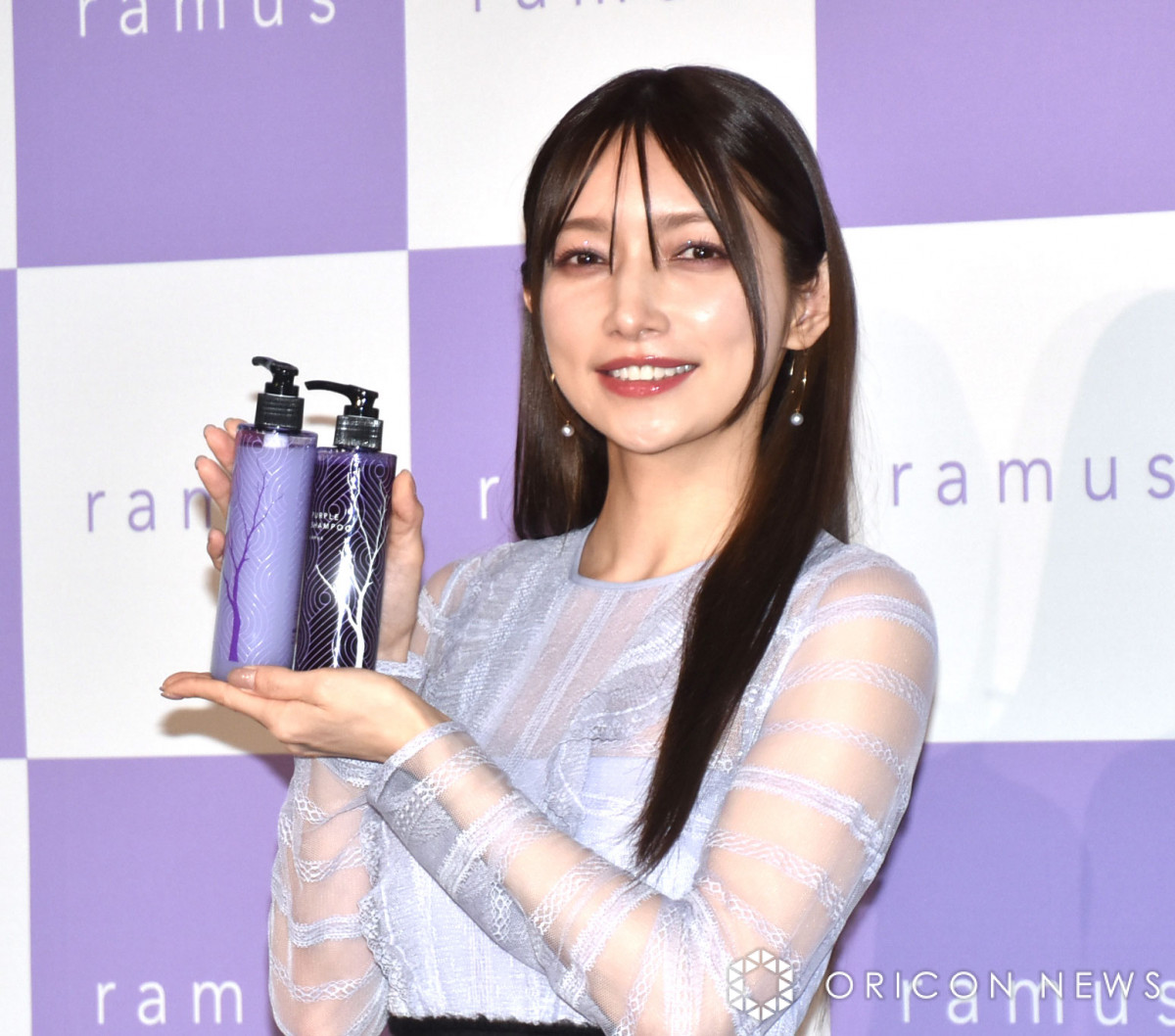 後藤真希 プロデュース「ramus」パープルシャンプー&トリートメント 後藤真希 プロデュース「ramus」パープルシャンプー