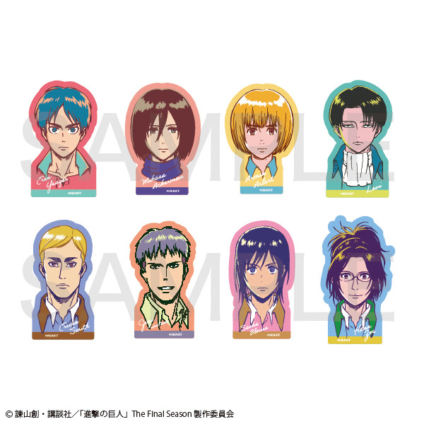 進撃の巨人 ポップアップストア 購入特典 イラストカード 全8種類セット 進撃の巨人 ポップアップストア 購入特典 イラストカード 全8