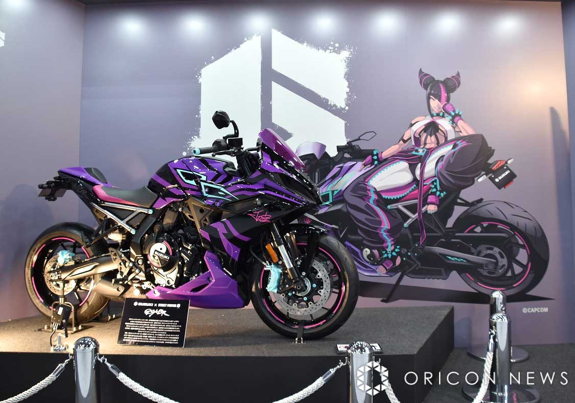 スズキ、『スト6』ジュリとの“コラボバイク”に反響「若年層にも
