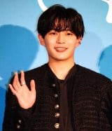 主演映画初日迎え「うれしい気持ちでいっぱい」と話したなにわ男子・長尾謙杜 （C）ORICON NewS inc. 
