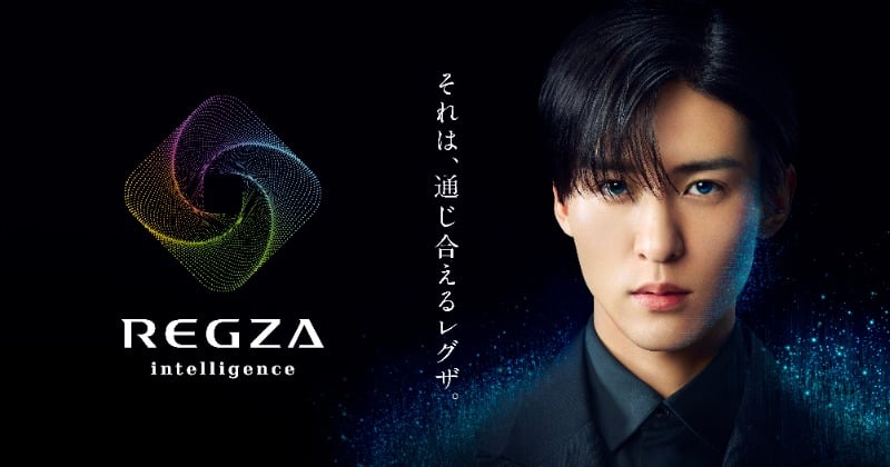目黒蓮さん 渋谷に2種類のREGZA新キービジュアル巨大広告