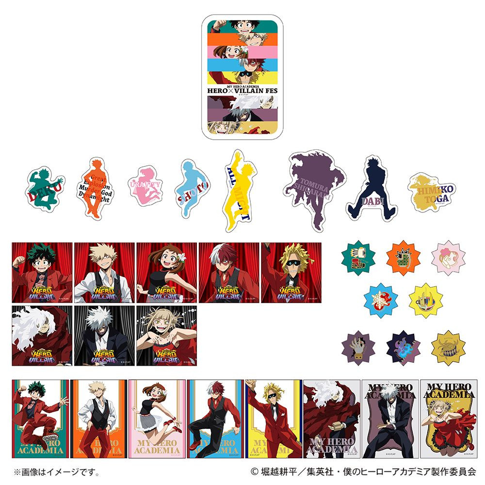 ヒロアカのフェス『ヒーロー×ヴィラン』グッズ情報解禁 8キャラ