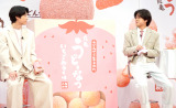 食リポで互いの個性が光っていた（左から）松村北斗、高橋海人 （C）ORICON NewS inc. 