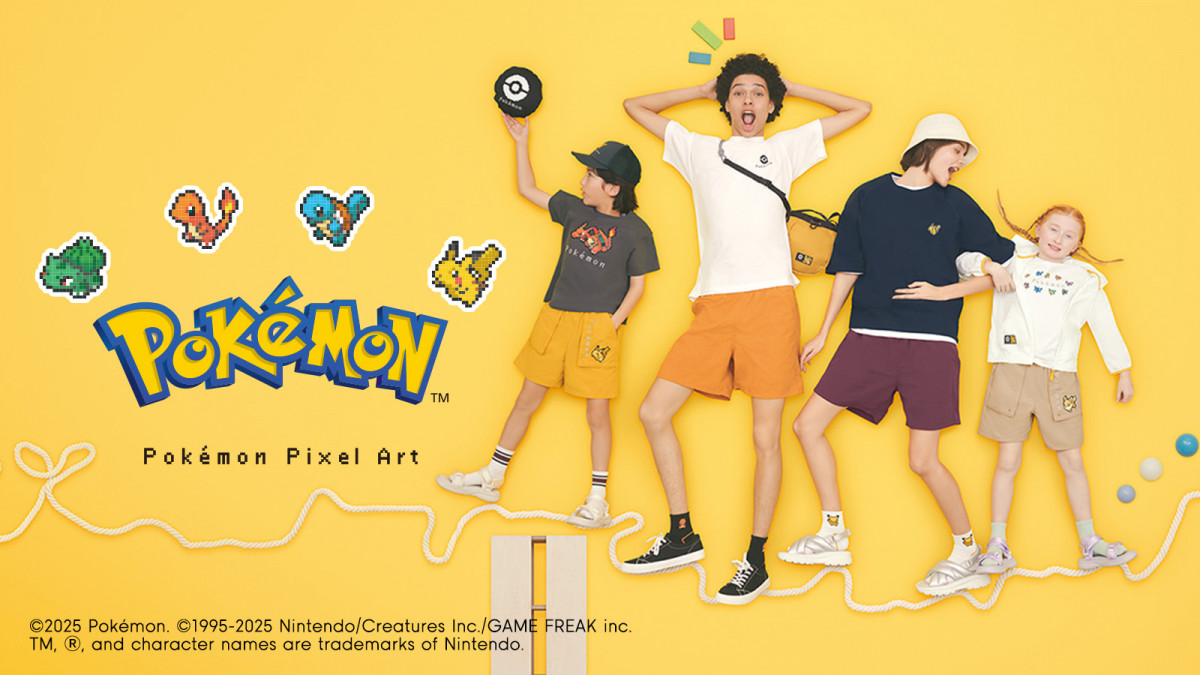 ジーユー「ポケモン」コレクション4・25より発売 「メンズ