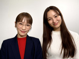 『ダメマネ！ －ダメなタレント、マネージメントしますー』に出演する（左から）川栄李奈、華優希（C）日本テレビ 