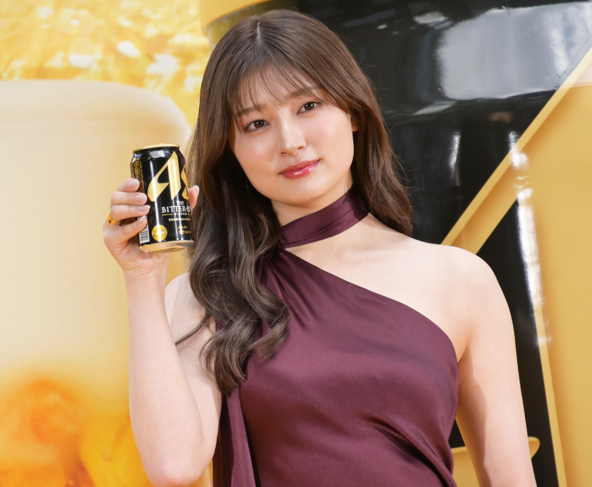 5歳でデビューの吉川愛、初のビールCM出演に「大人になった」 会見で