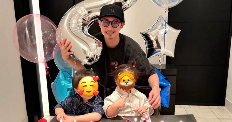 EXILE MAKIDAI、4歳・長男&2歳・次男と親子ショット「可愛いチビちゃん達 癒しですね」「かわいい兄弟 おめでとう」