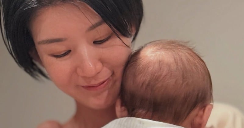 栗原恵、0歳・息子を優しく抱きしめる“母の顔”に反響「幸せな時間」「温かい気持ちになりました」 夫はモデル兼フォトグラファー