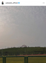 �ؗT�q�u�t�x�݂̂��ƁB���q2�l�Ƒ�p�ɍs���Ă��܂����B(�v������ԁA���d���撣��)�v(�ʐ^�̓C���X�^�O���� @yukoaoki_official ���) 