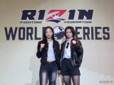 『RIZIN WORLD SERIES in KOREA』で対戦するシン・ユリ（左）とケイト・ロータス （C）RIZIN FF 