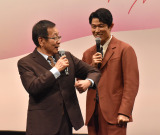 �f��w�Ԃ܂�܁x�̊����񍐃v���~�A���ʉ�ɎQ������(������)�I�[����_�A��ؗ��� (C)ORICON NewS inc. 