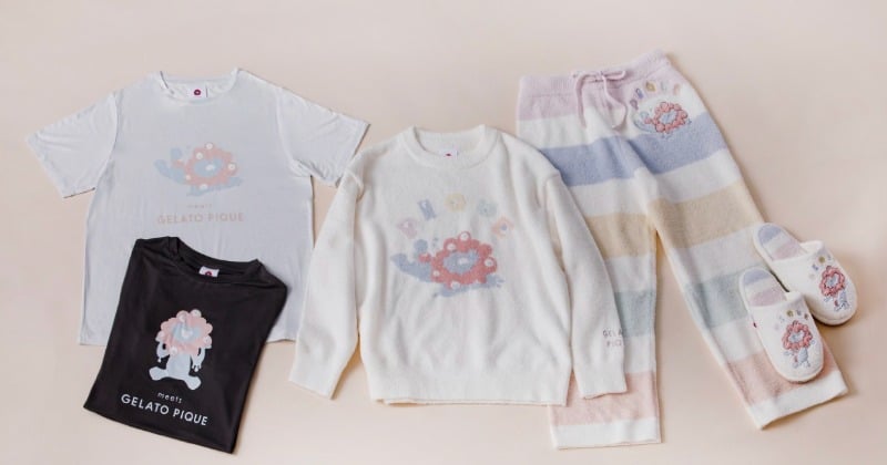大阪関西万博 ミャクミャク ジェラートピケ Tシャツ レディース グレー F 大阪・関西万博】ジェラピケ×ミャクミャクコラボ Tシャツや