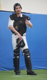 久々のキャッチャー姿を披露した水上恒司（C）ORICON NewS inc. 